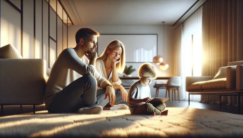Dziecko bawiące się na dworze zamiast patrzeć w ekran — zdrowe nawyki