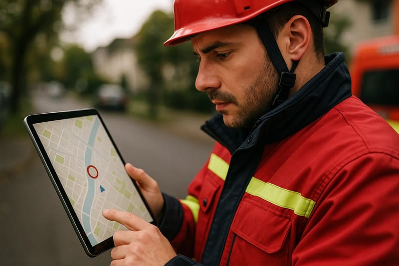 Satelita orbitujący wokół Ziemi, ilustrujący koncepcję komunikacji GPS.